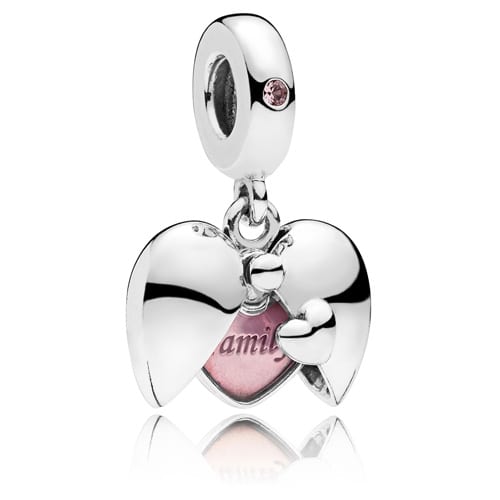 Family Locket Dangle Charm
