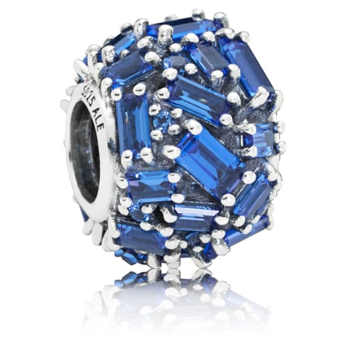 Blue Chiselled Elegance Charm