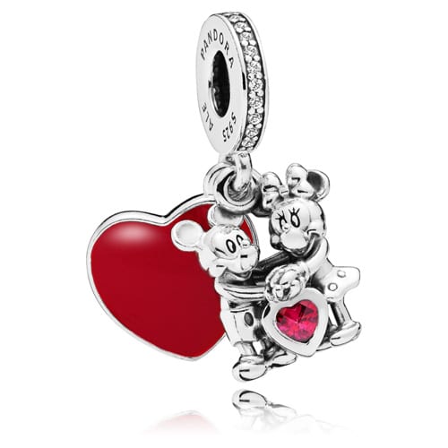Disney Mickey & Minnie With Love Charm