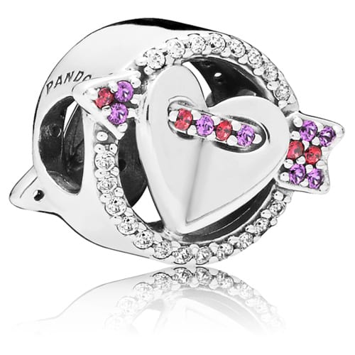Sparkling Arrow & Heart Charm