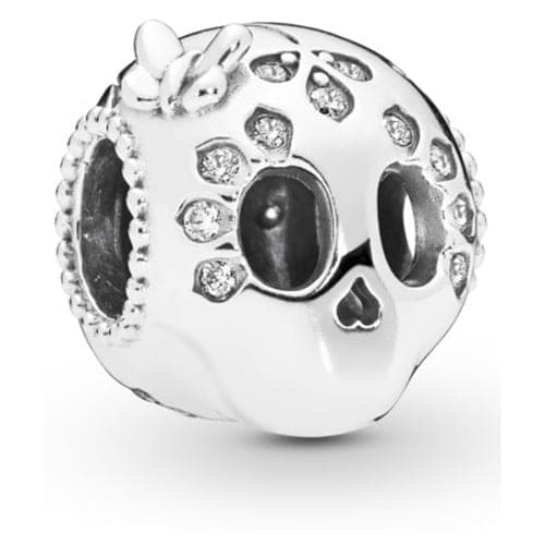 Pandora Sparkling Skull Charm 797866CZ 797866C — Foto 1 von 1