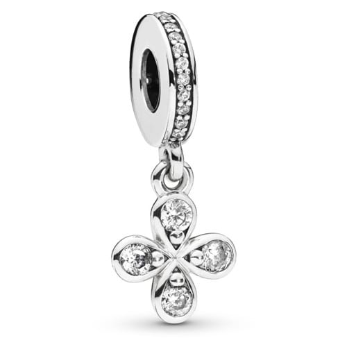 Four Petal Flower Charm