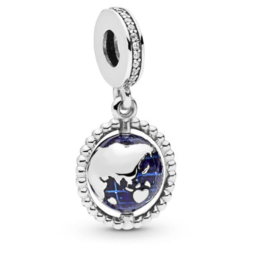 Spinning Globe Dangle Charm