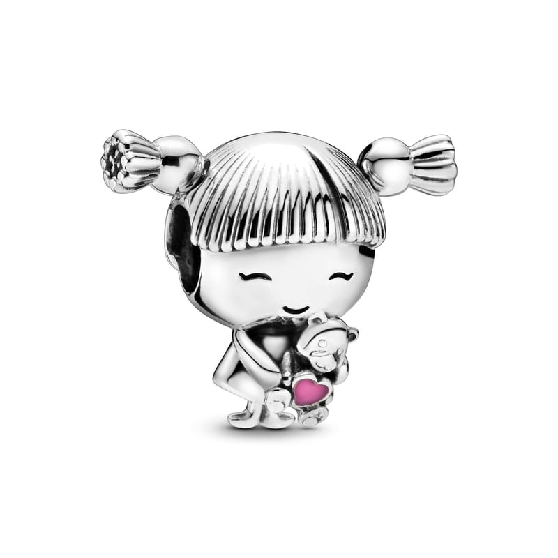 Girl with Pigtails Charm