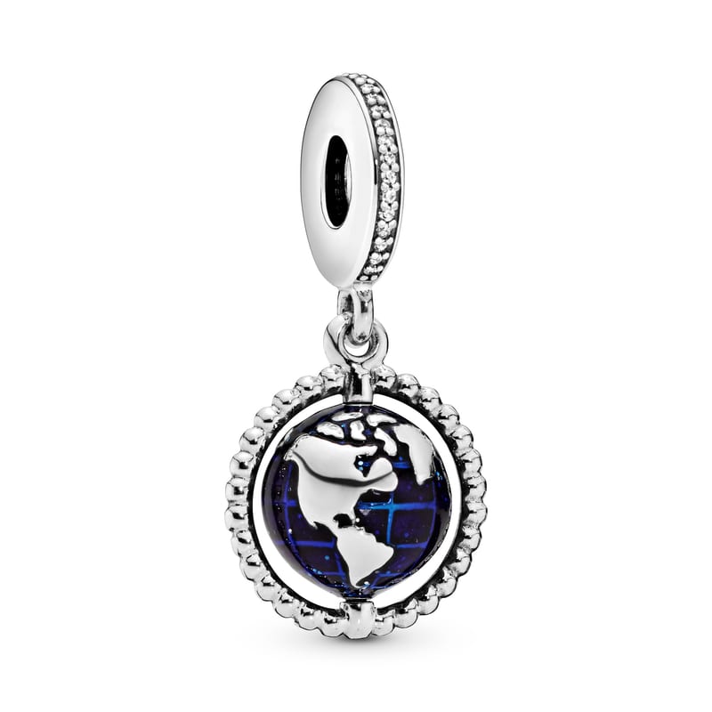 Spinning Globe Dangle Charm