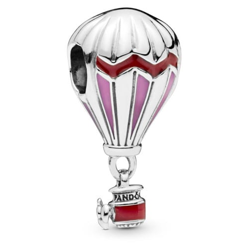 Red Hot Air Balloon Charm