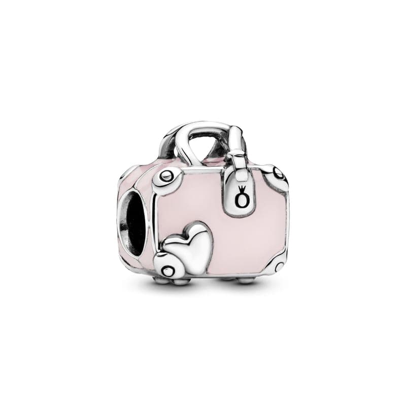 Pandora Pink Travel Bag Charm 798063EN124 798063E — Foto 1 von 2