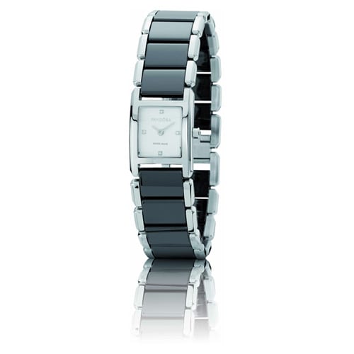 Facets Watch - Black Ceramic Band