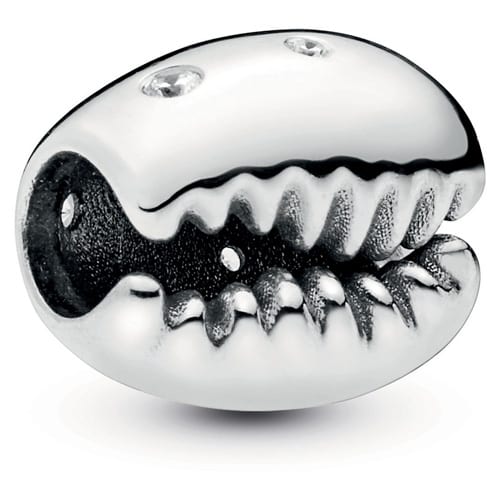 Sparkling Coffee Bean Shell Charm