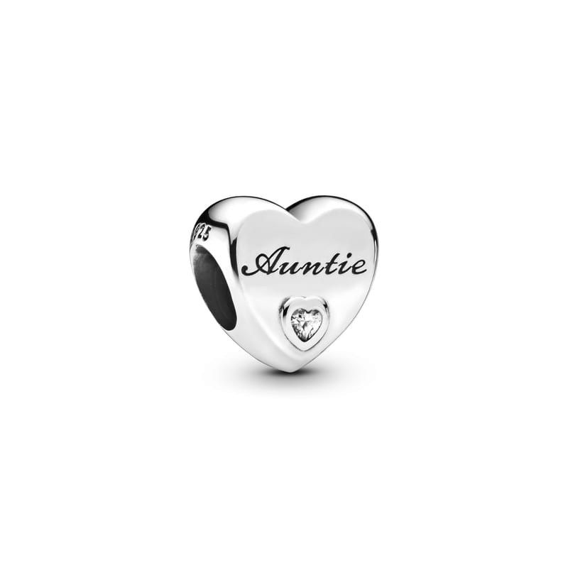 Auntie's Love Heart Charm