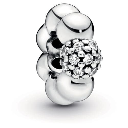 Pandora Polished and Pave Spacer 798310CZ 798310C — photo 1 of 1