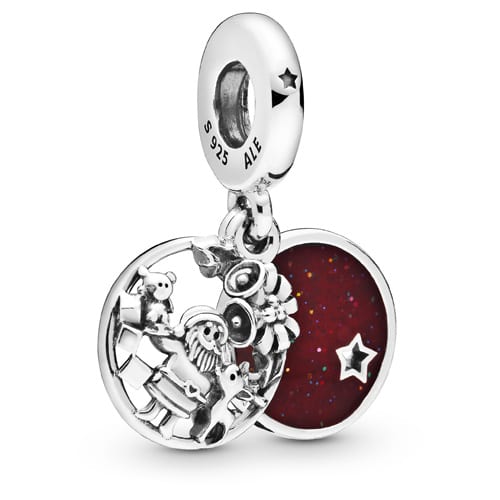 Santa Love Peace Joy Charm