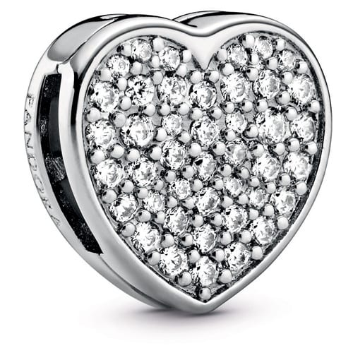 Pavé Heart Clip