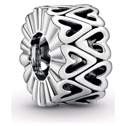 Openwork Freehand Heart Spacer Charm