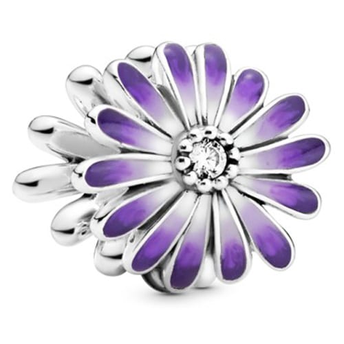 Purple Daisy Charm