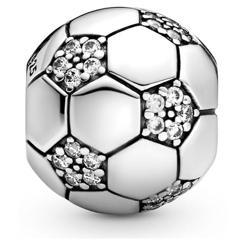 Sparkling Football Charm