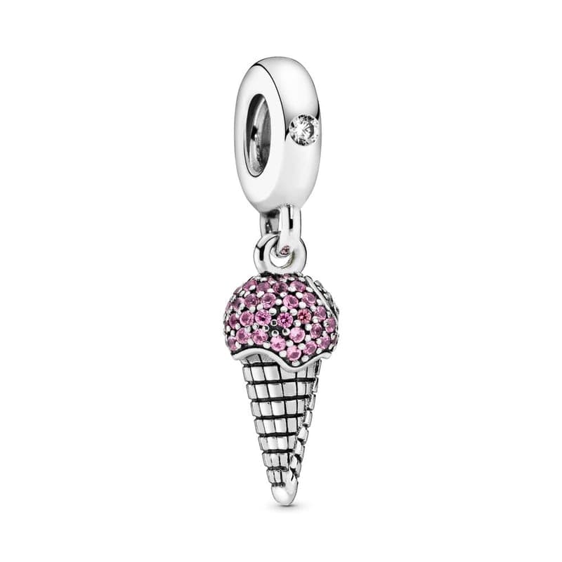 Pandora Pavé Ice Cream Cone Dangle Charm 798801C01 798801 — photo 1 of 1
