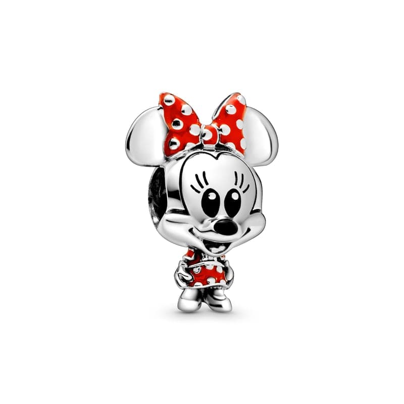 Pandora Disney Minnie Mouse Dotted Dress & Bow Charm 798880C02 798880 — foto 1 de 1