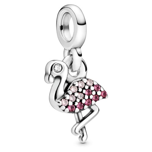 My Pink Flamingo Dangle Charm