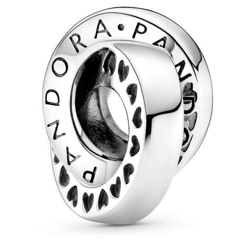 Logo & Heart Bands Spacer Charm