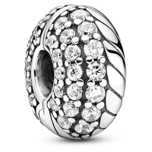 Pavé Snake Chain Pattern Clip
