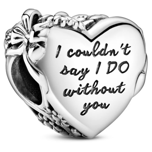 Bridesmaid Heart Charm