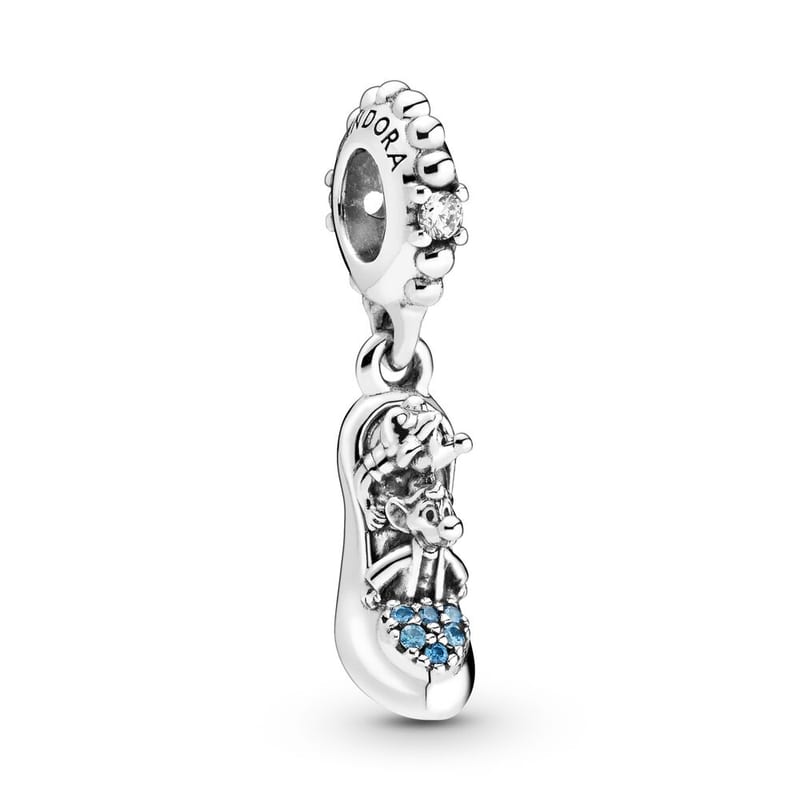 Cinderella Shoe & Mice Dangle Charm