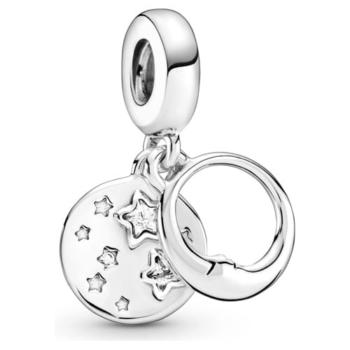 Sleeping Moon & Stars Dangle Charm