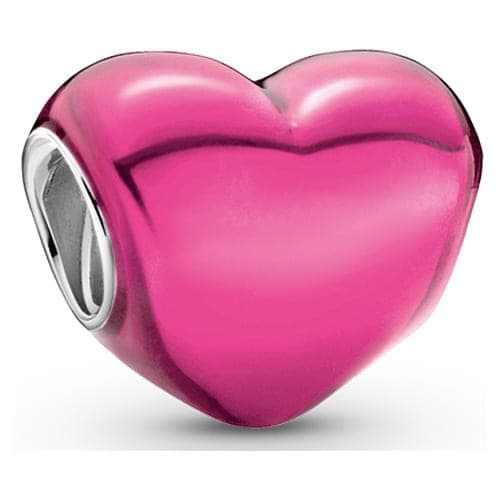 Pandora Metallic Pink Heart Charm 799291C03 799291 — photo 1 of 1