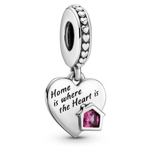 Love My Home Heart Dangle Charm