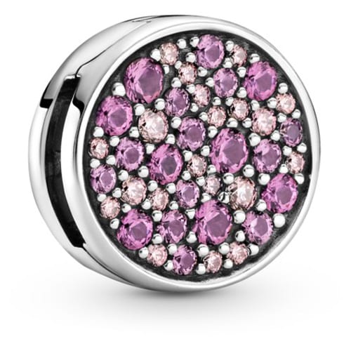 Pink Pavé Clip