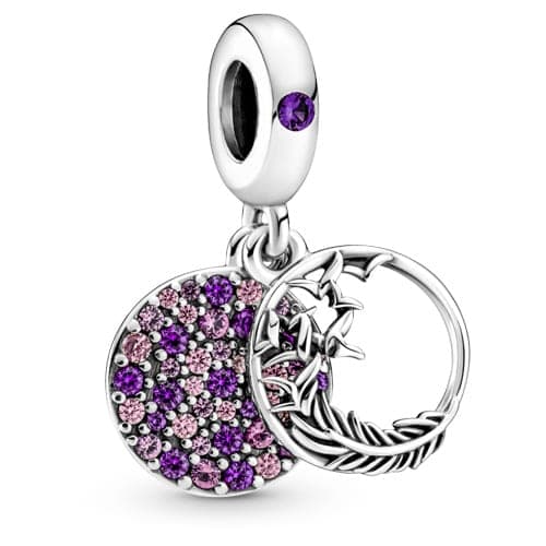 Pandora Pavé Feather Dangle Charm 799561C01 799561 — Foto 1 von 1