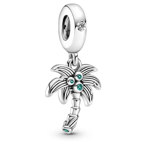 Palm Tree & Coconuts Dangle Charm