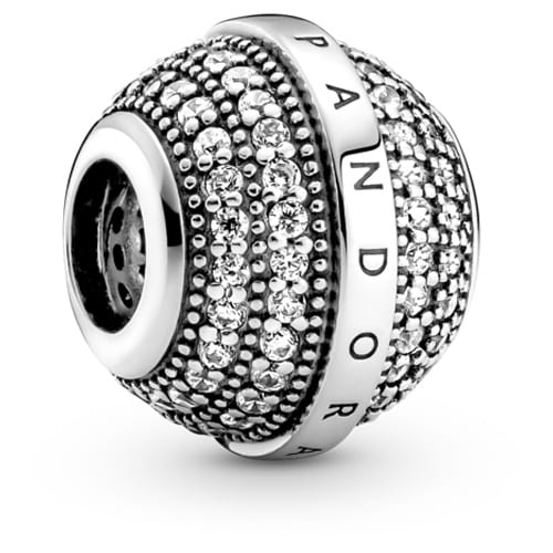Pavé Logo Charm