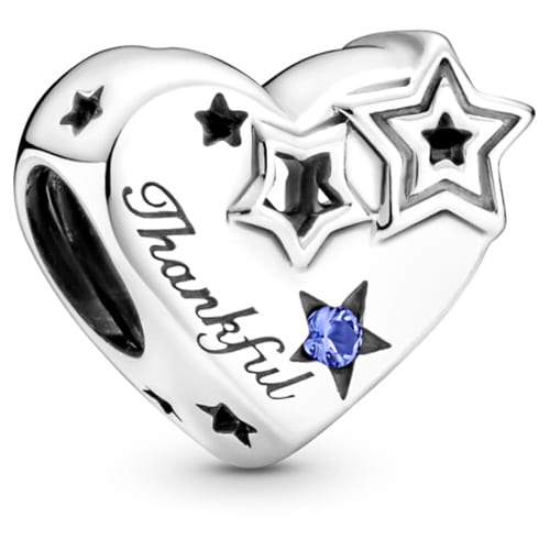 Thankful Heart & Stars Charm