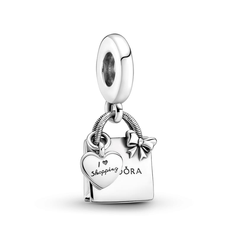 Shopping Bag Dangle Charm
