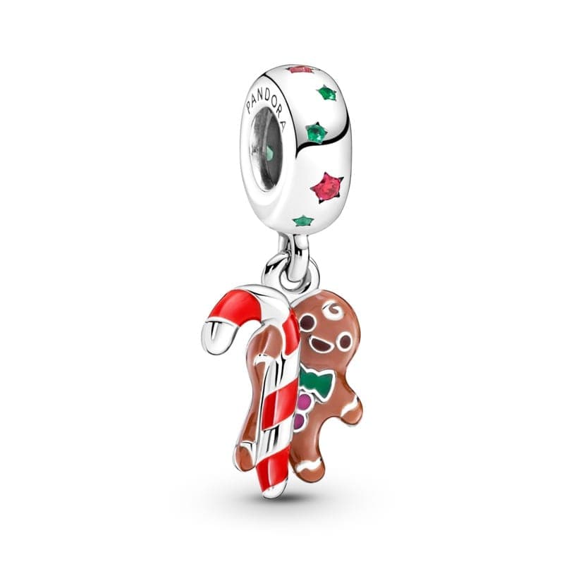 Pandora Gingerbread Man Dangle Charm 799637C01 799637 — Foto 1 von 1