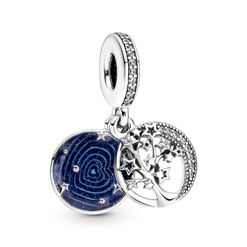 Double Dangle Tree & Galaxy Moon Charm