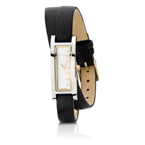 Double Oblong Two-Tone Watch