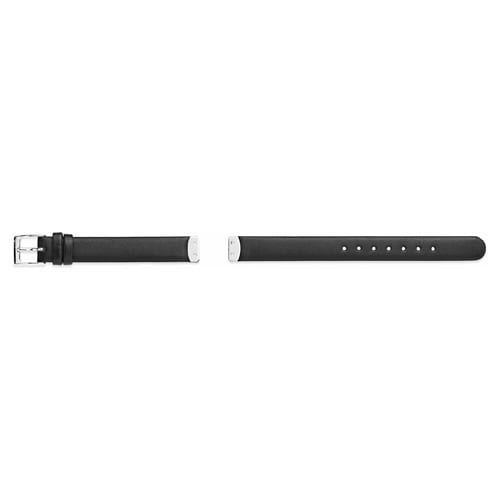 Icon Black Leather Strap