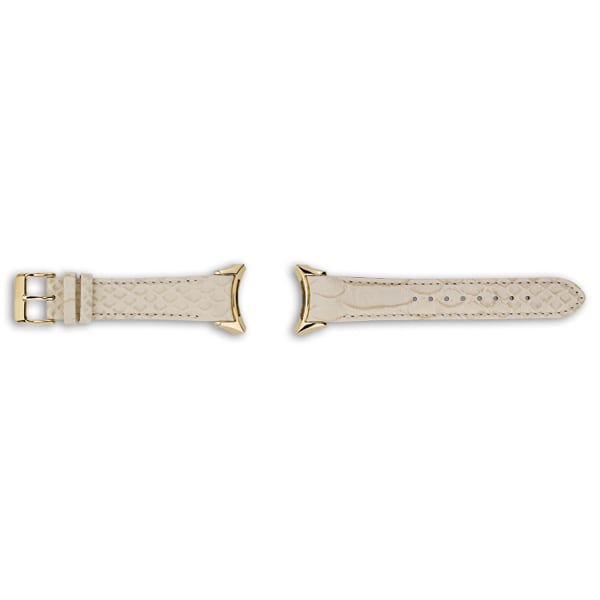 18K Gold Imagine Light Brown Leather Strap