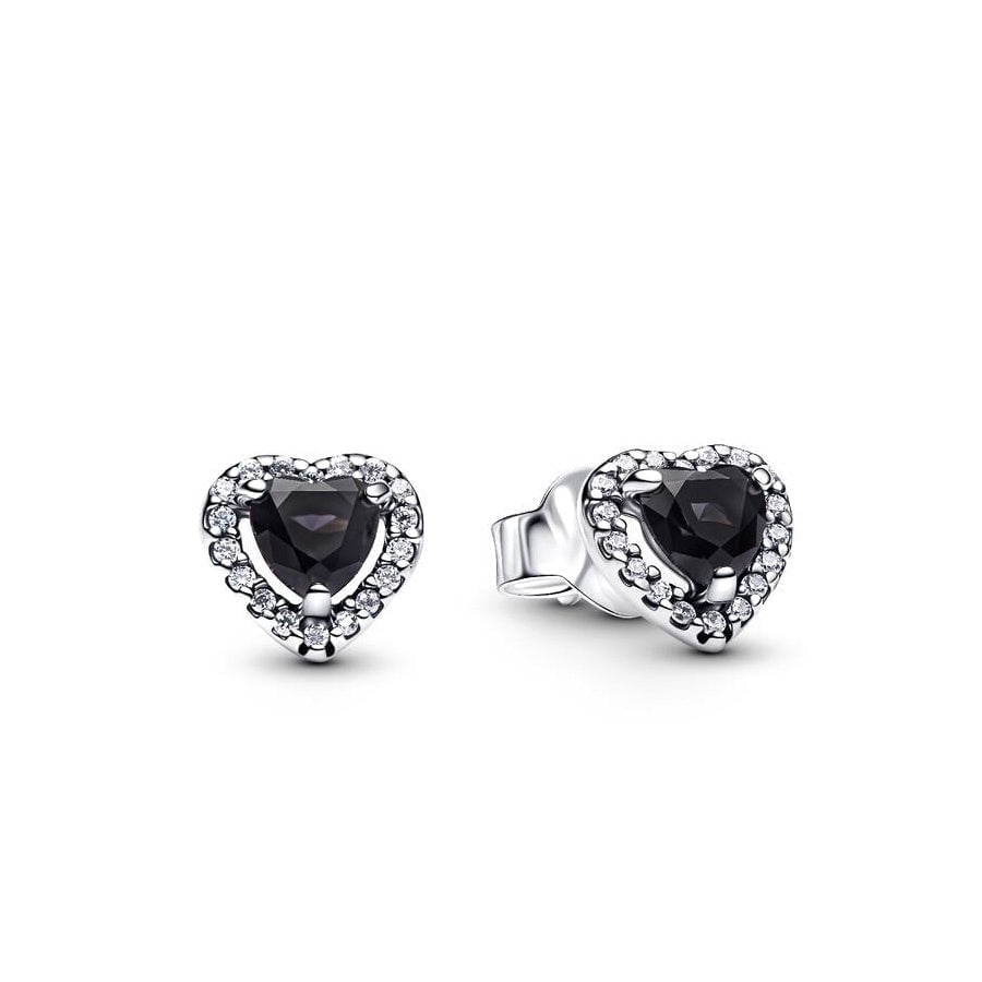 Elevated Heart Stud Earrings