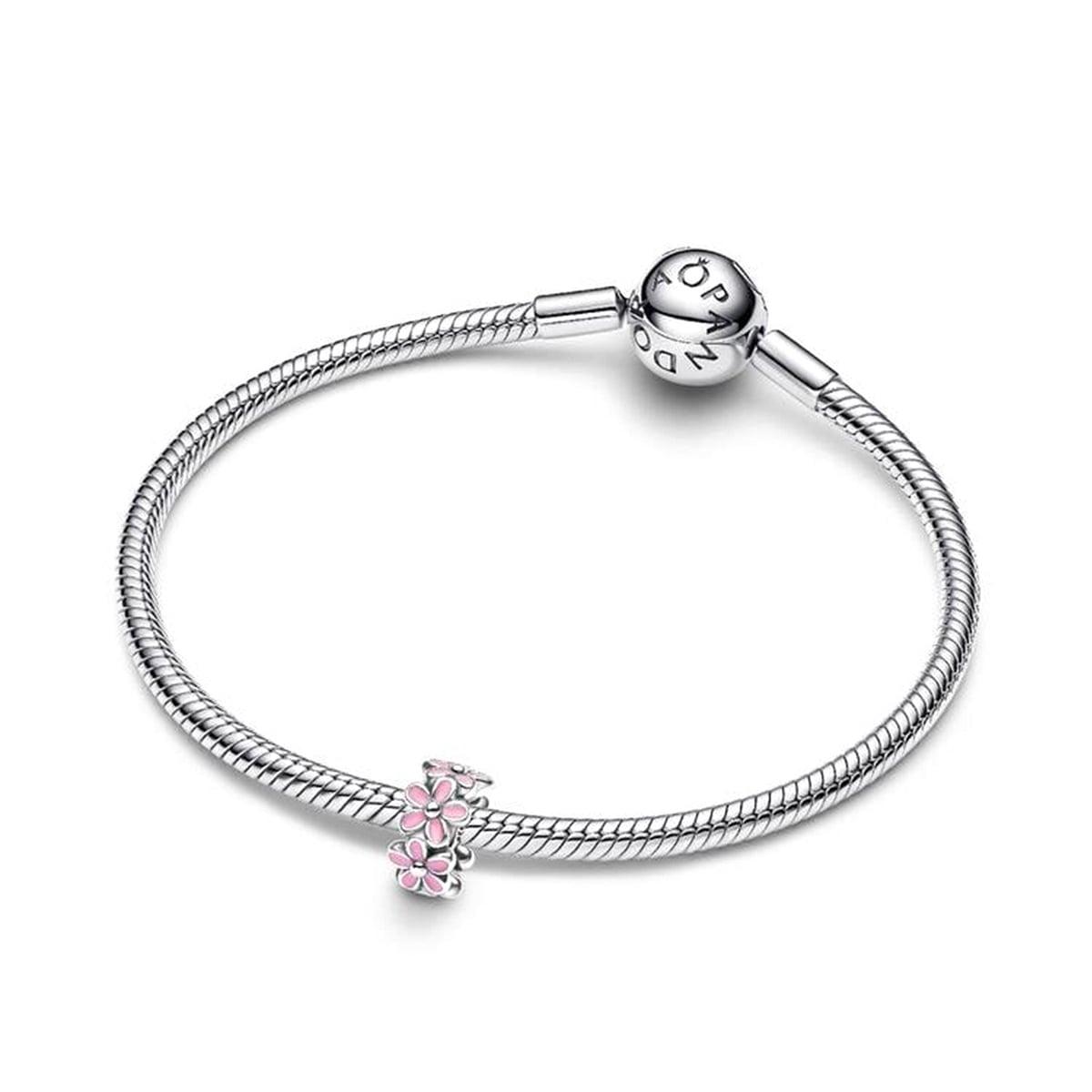 Pink Daisy Spacer Charm