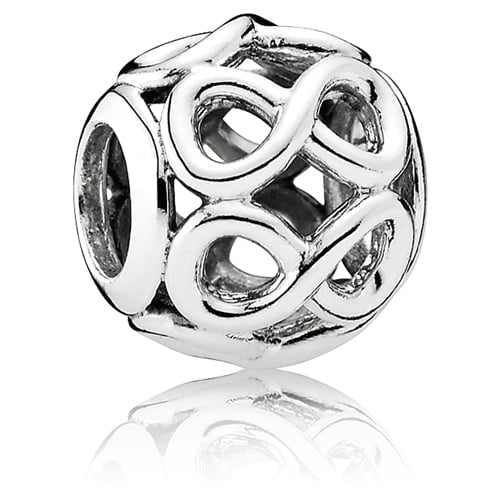 Openwork Infinity Charm