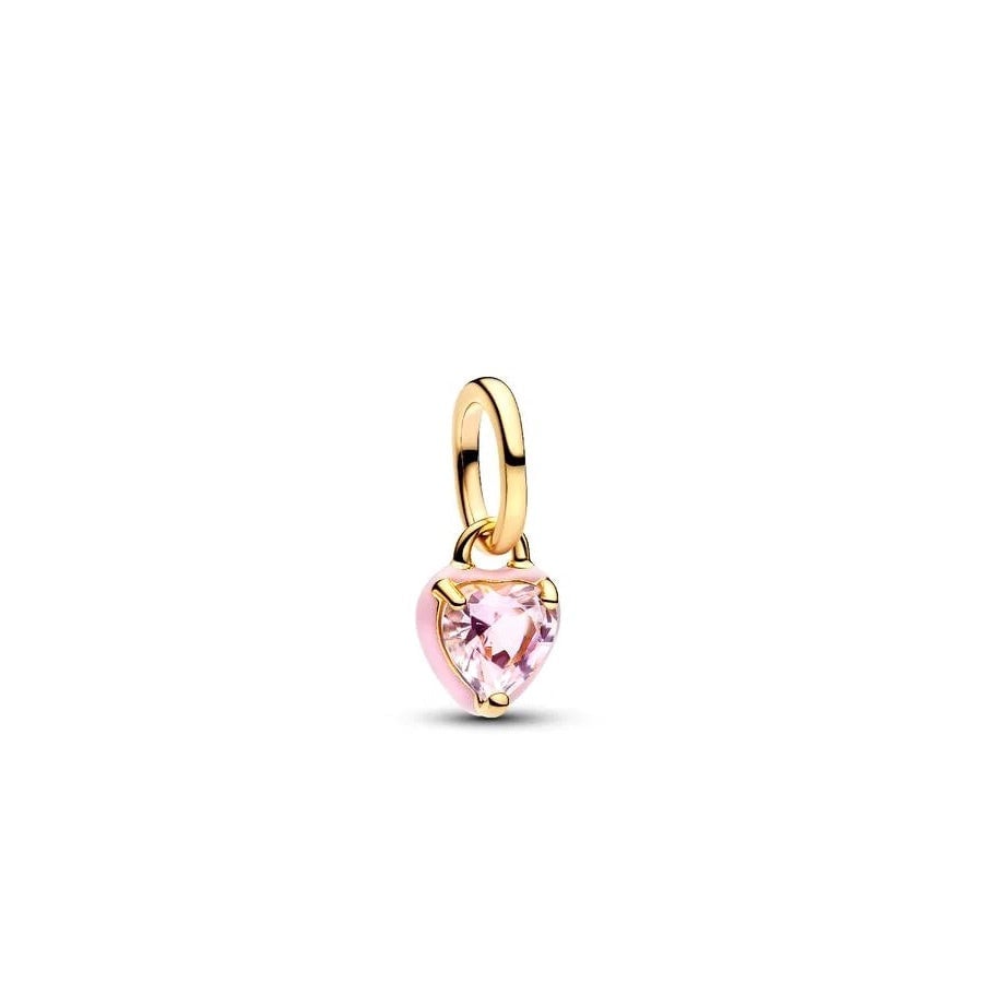 Pink Chakra Heart Mini Dangle Charm