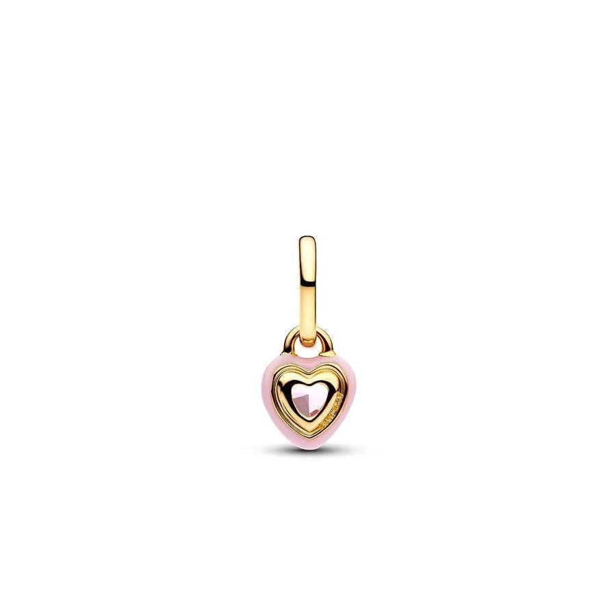 Pink Chakra Heart Mini Dangle Charm