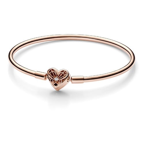 Pandora Moments Heart & Butterfly Bangle