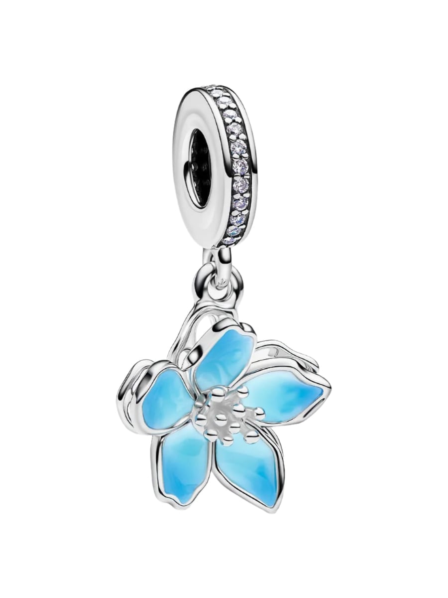 Blue Blossom Dangle Charm