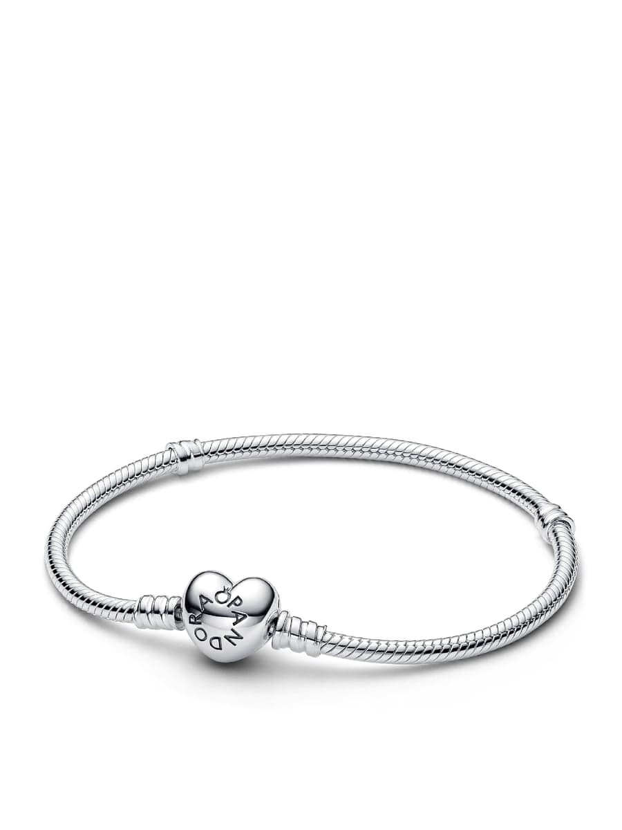 Pandora Moments Heart & Snake Chain Bracelet 594594C00 594594 — Foto 1 von 1