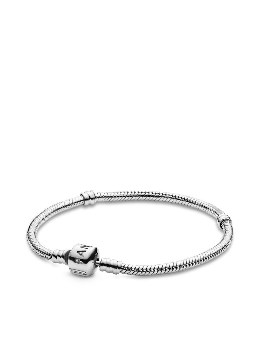 Pandora Moments Barrel Clasp Snake Chain Bracelet